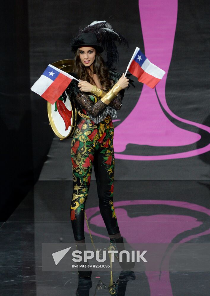 Miss Universe contestants' show of national costumes