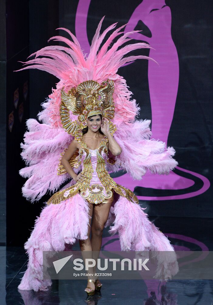 Miss Universe contestants' show of national costumes