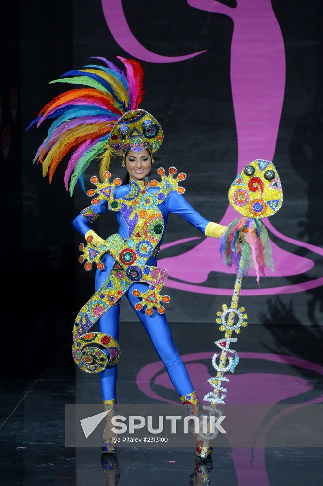 Miss Universe contestants' show of national costumes
