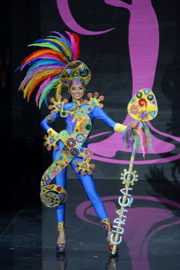 Miss Universe contestants' show of national costumes