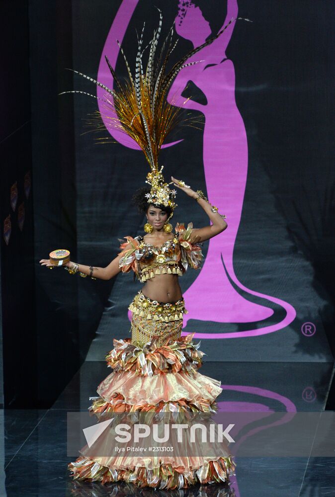 Miss Universe contestants' show of national costumes