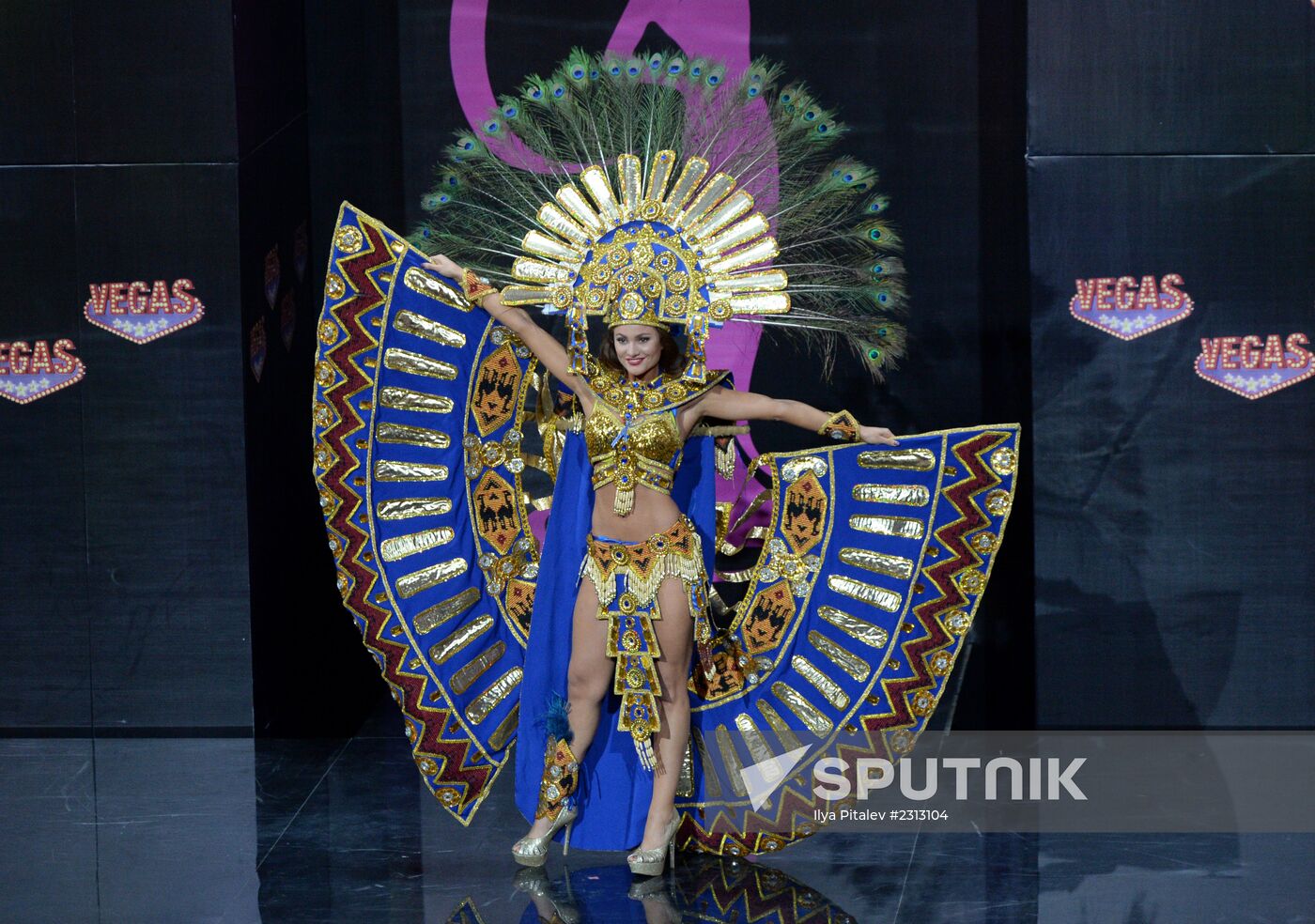 Miss Universe contestants' show of national costumes