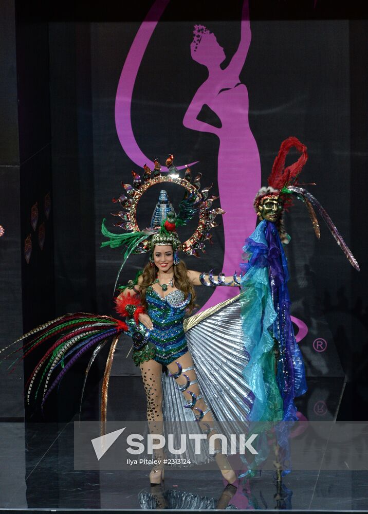 Miss Universe contestants' show of national costumes