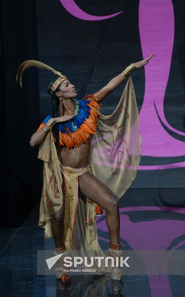 Miss Universe contestants' show of national costumes