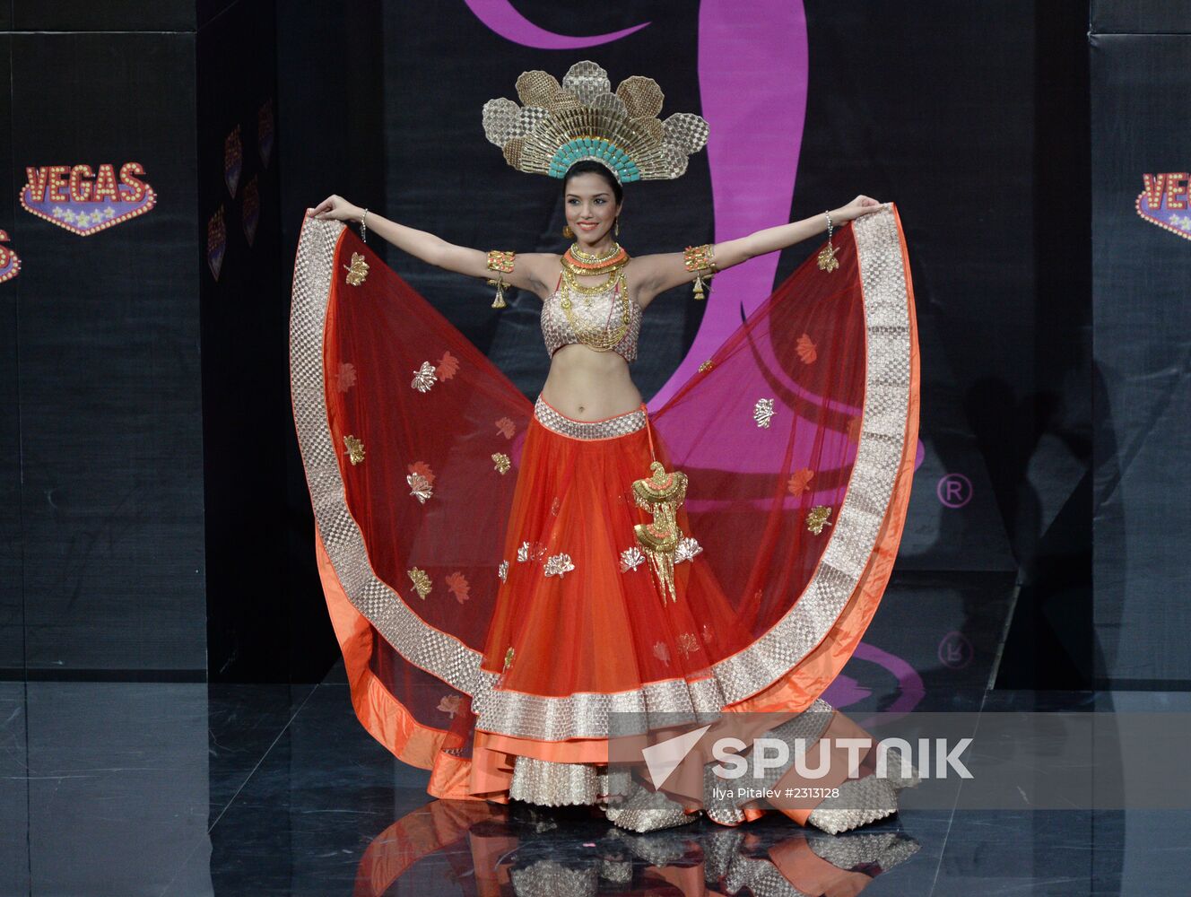 Miss Universe contestants' show of national costumes