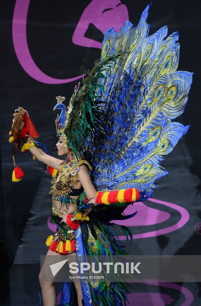 Miss Universe contestants' show of national costumes