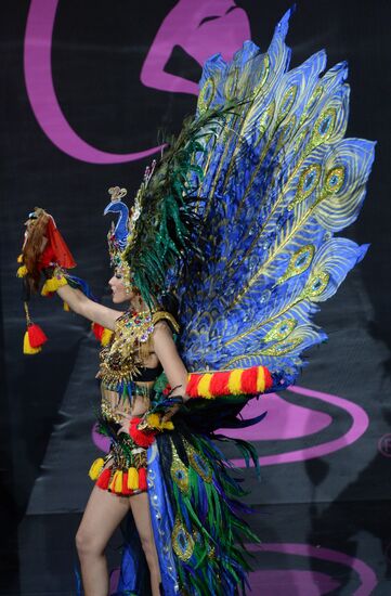 Miss Universe contestants' show of national costumes