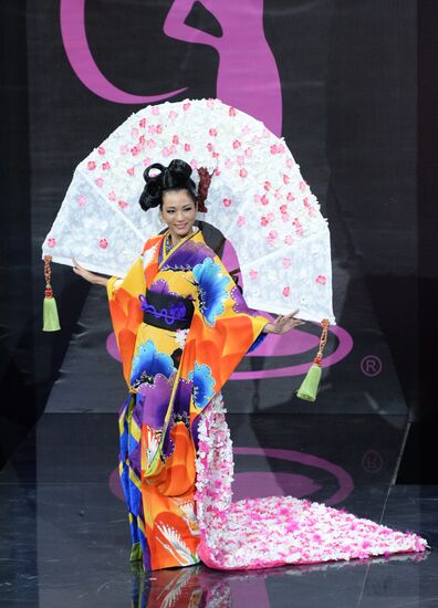 Miss Universe contestants' show of national costumes
