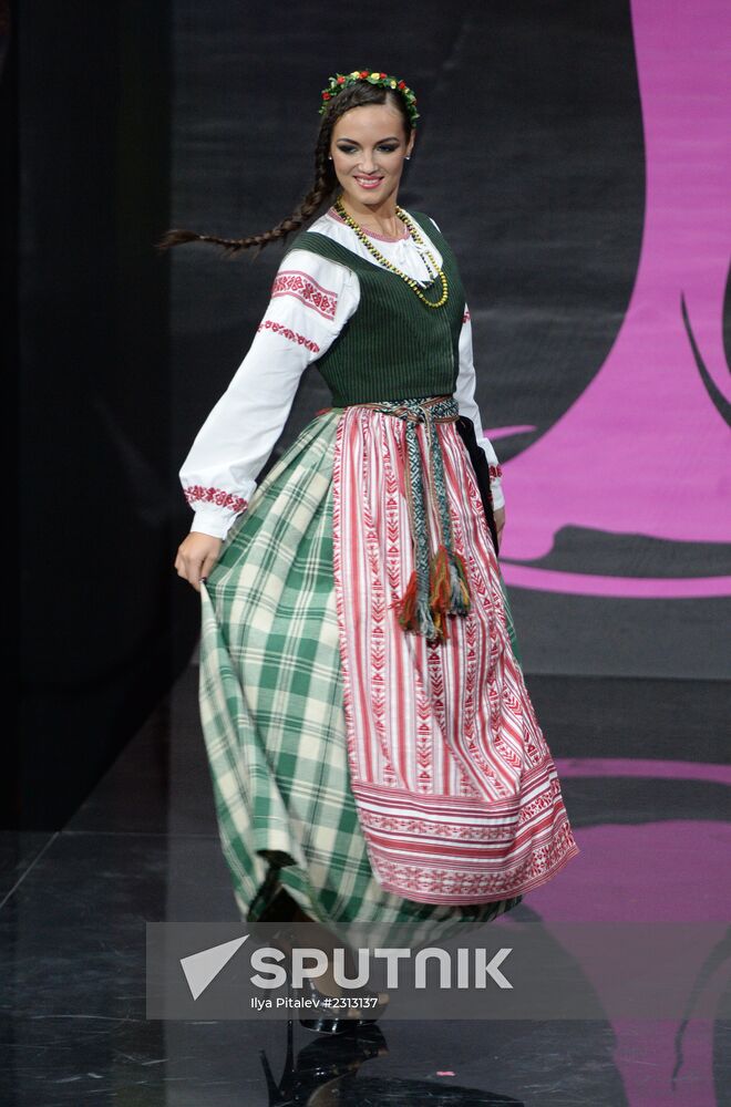 Miss Universe contestants' show of national costumes
