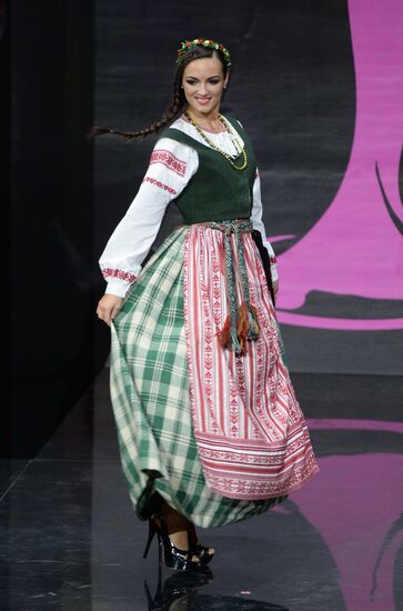 Miss Universe contestants' show of national costumes