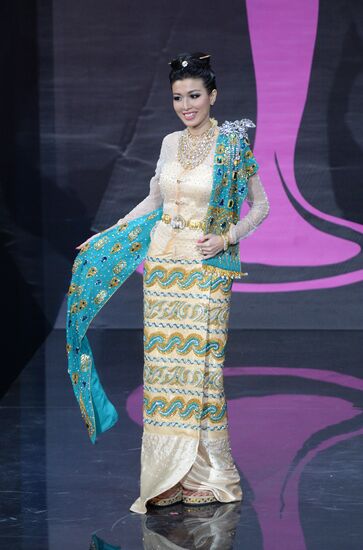 Miss Universe contestants' show of national costumes