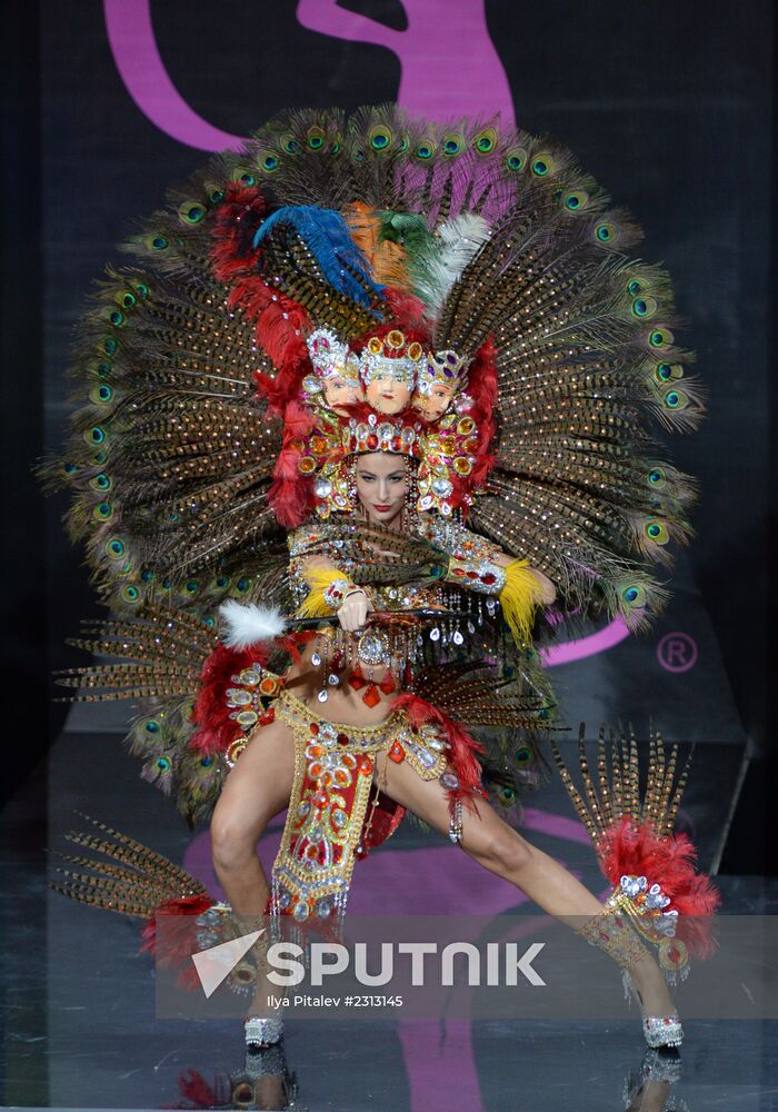 Miss Universe contestants' show of national costumes