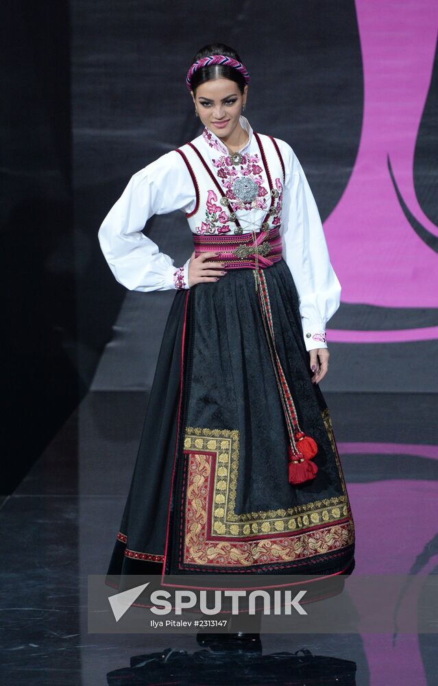 Miss Universe contestants' show of national costumes
