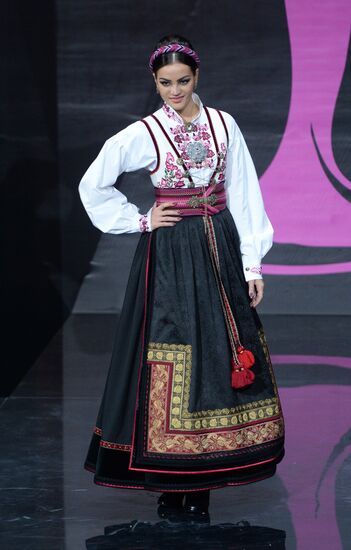 Miss Universe contestants' show of national costumes