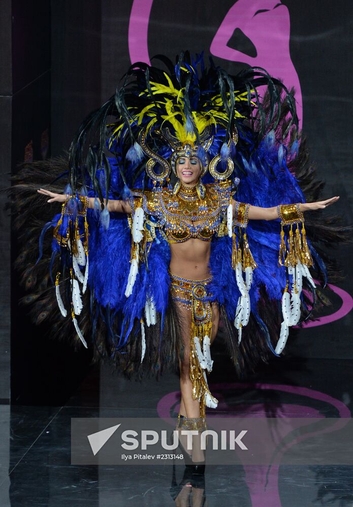 Miss Universe contestants' show of national costumes