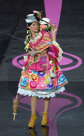 Miss Universe contestants' show of national costumes