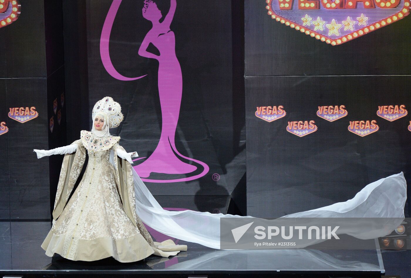 Miss Universe contestants' show of national costumes