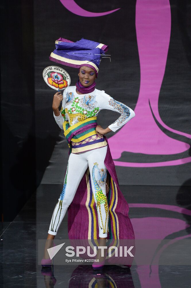Miss Universe contestants' show of national costumes