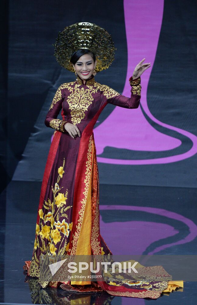 Miss Universe contestants' show of national costumes