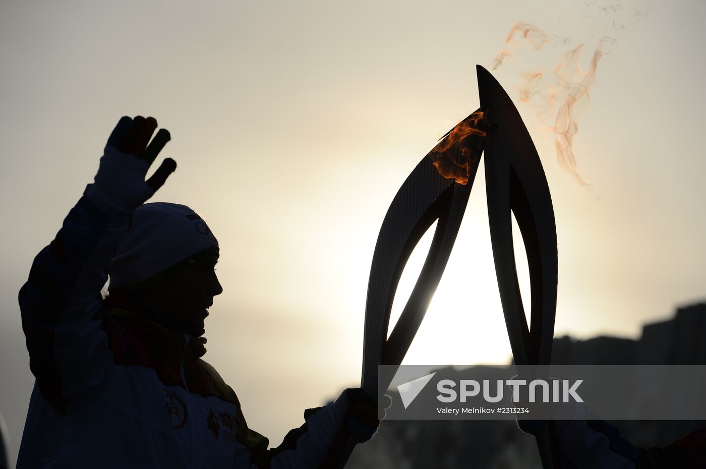 Olympic Torch Relay. Novy Urengoy