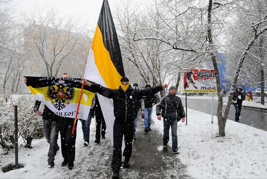 Russian March in Russian regions
