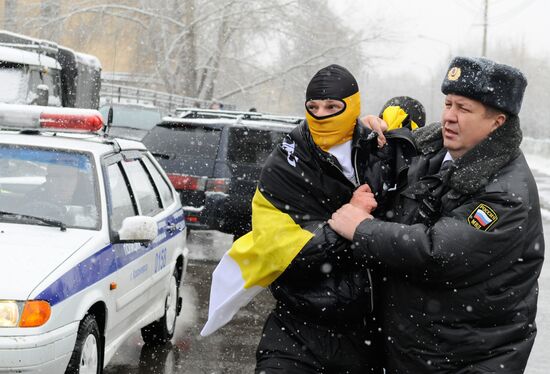 Russian March in Russian regions