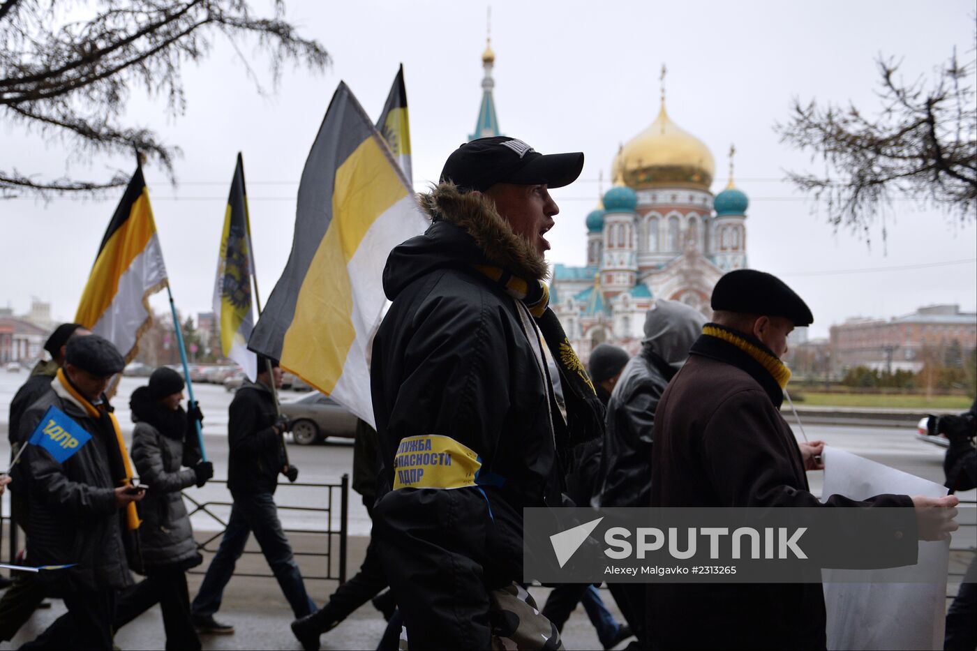 Russian March in Russian regions
