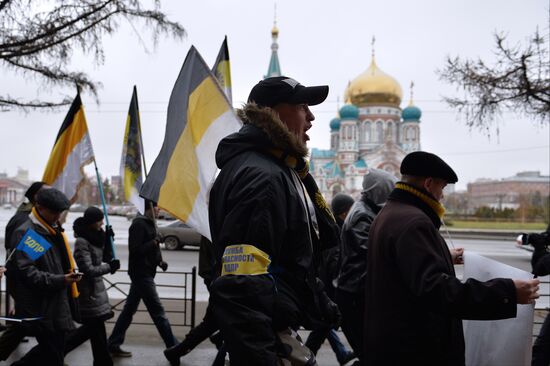 Russian March in Russian regions