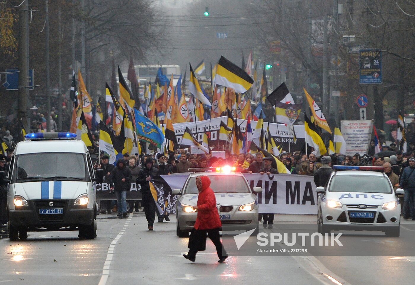 "Tzar's Russian March" in Moscow
