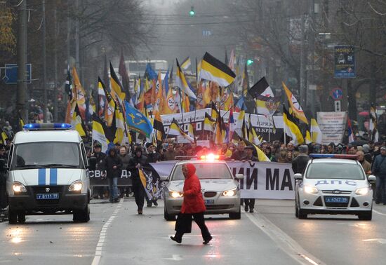 "Tzar's Russian March" in Moscow