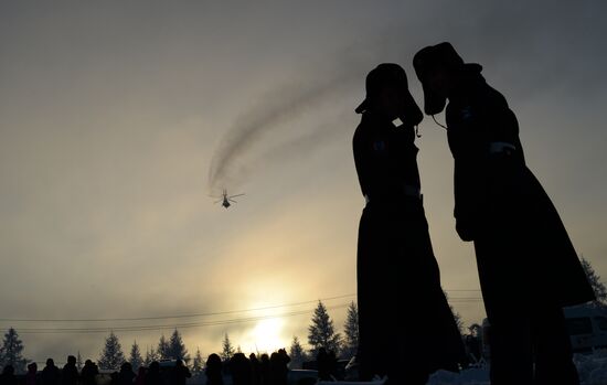 Olympic Torch Relay. Novy Urengoy