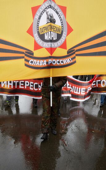Russian March in St. Petersburg