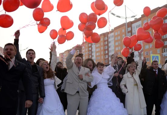 Olympic Torch Relay. Novy Urengoy