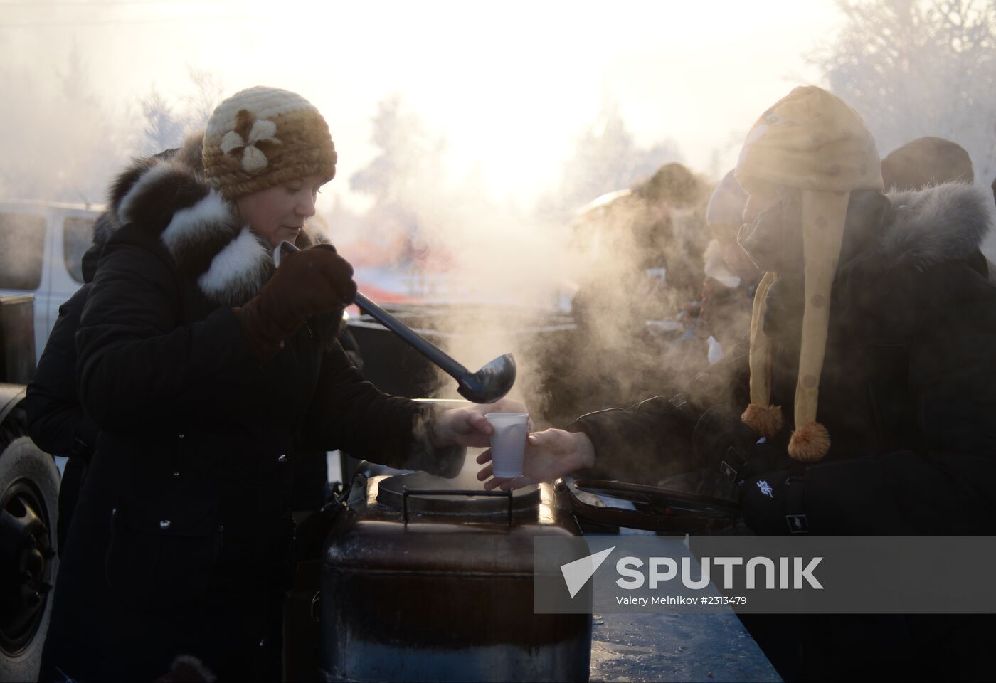 Olympic Torch Relay. Novy Urengoy