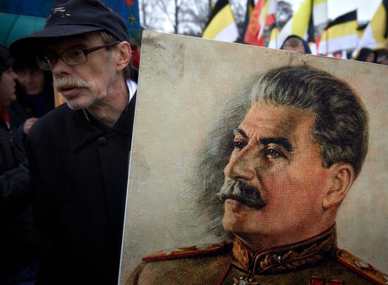 Russian March in St Petersburg