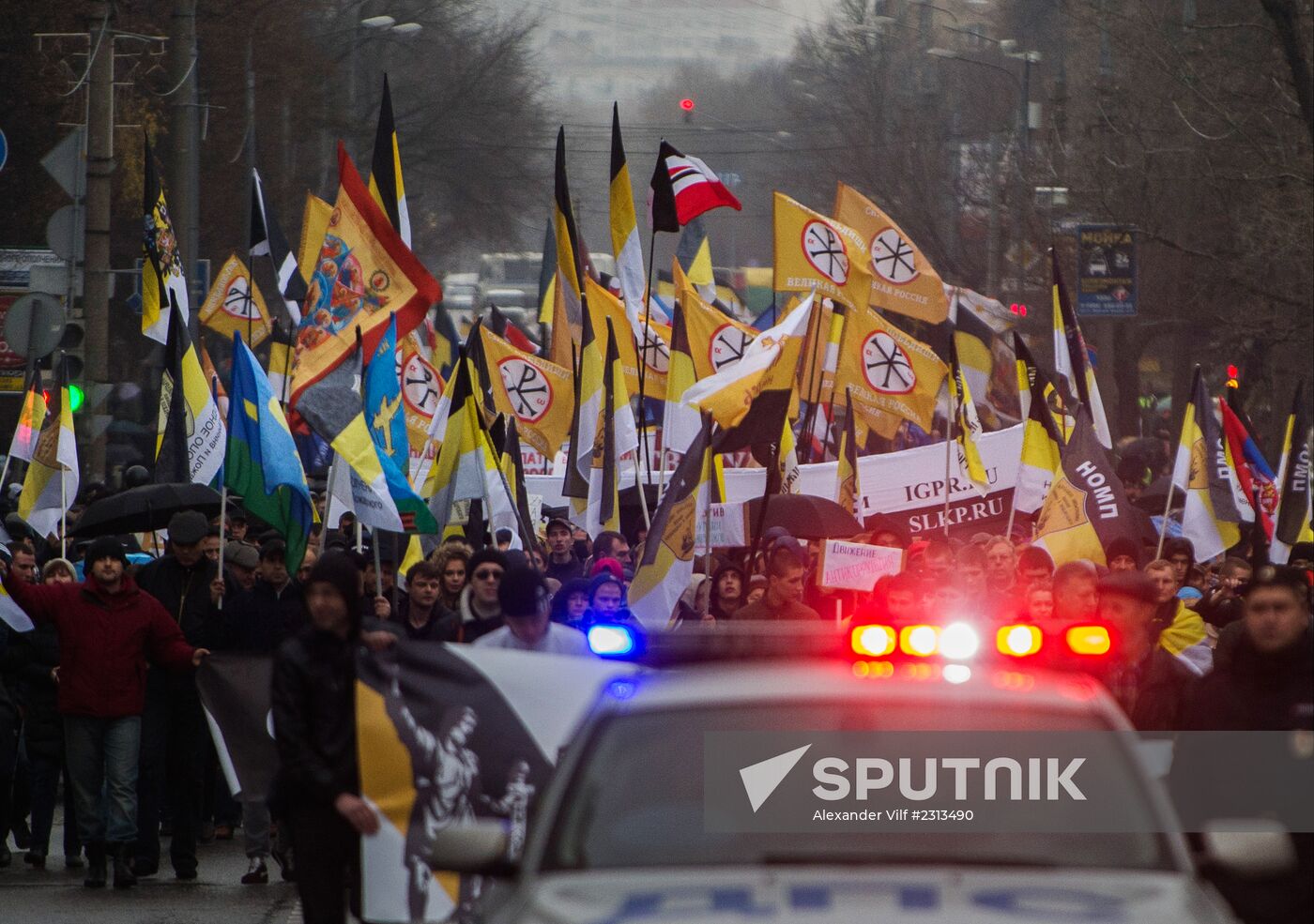 "Imperial Russian March" in Moscow
