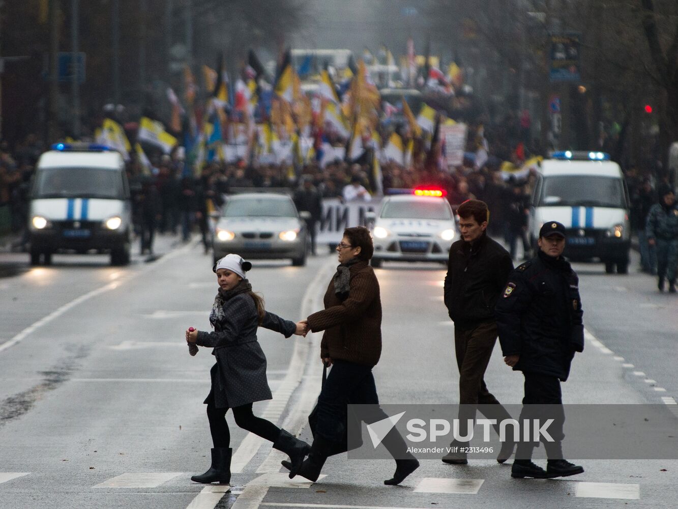 "Tzar's Russian March" in Moscow