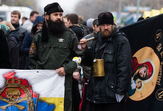 "Tzar's Russian March" in Moscow