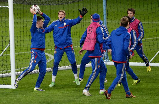 Football. CSKA training