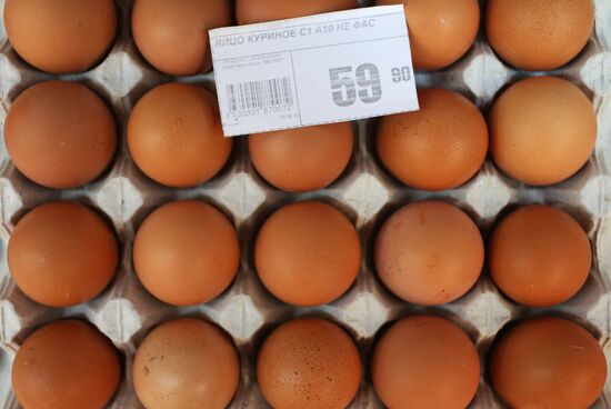Eggs sold in Kaliningrad Region