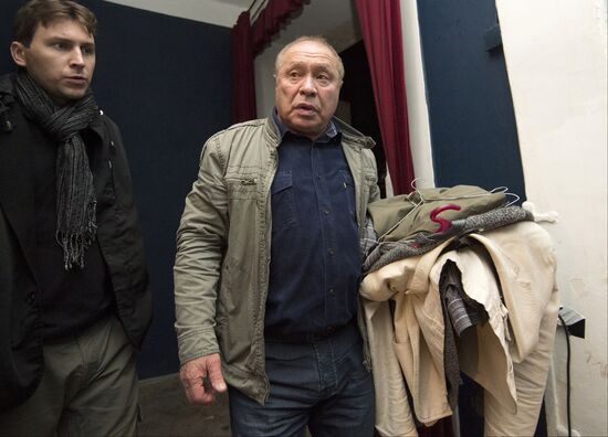 Sergei Kapkov visits burnt-out School of Modern Drama Theater
