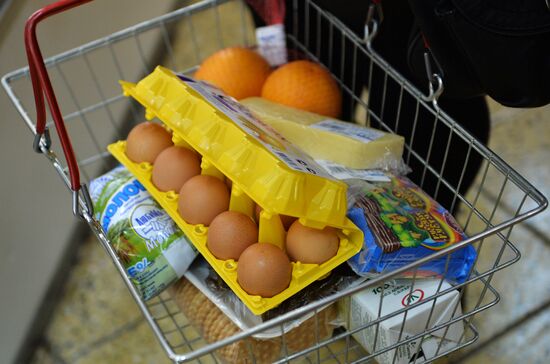 Eggs sold in Russian regions