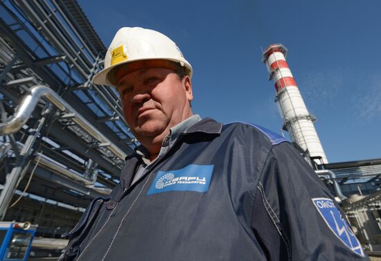 The launch of Dzhubginskaya Thermal Power Plant