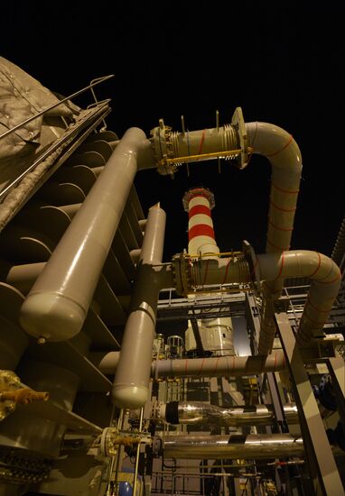 The launch of Dzhubginskaya Thermal Power Plant
