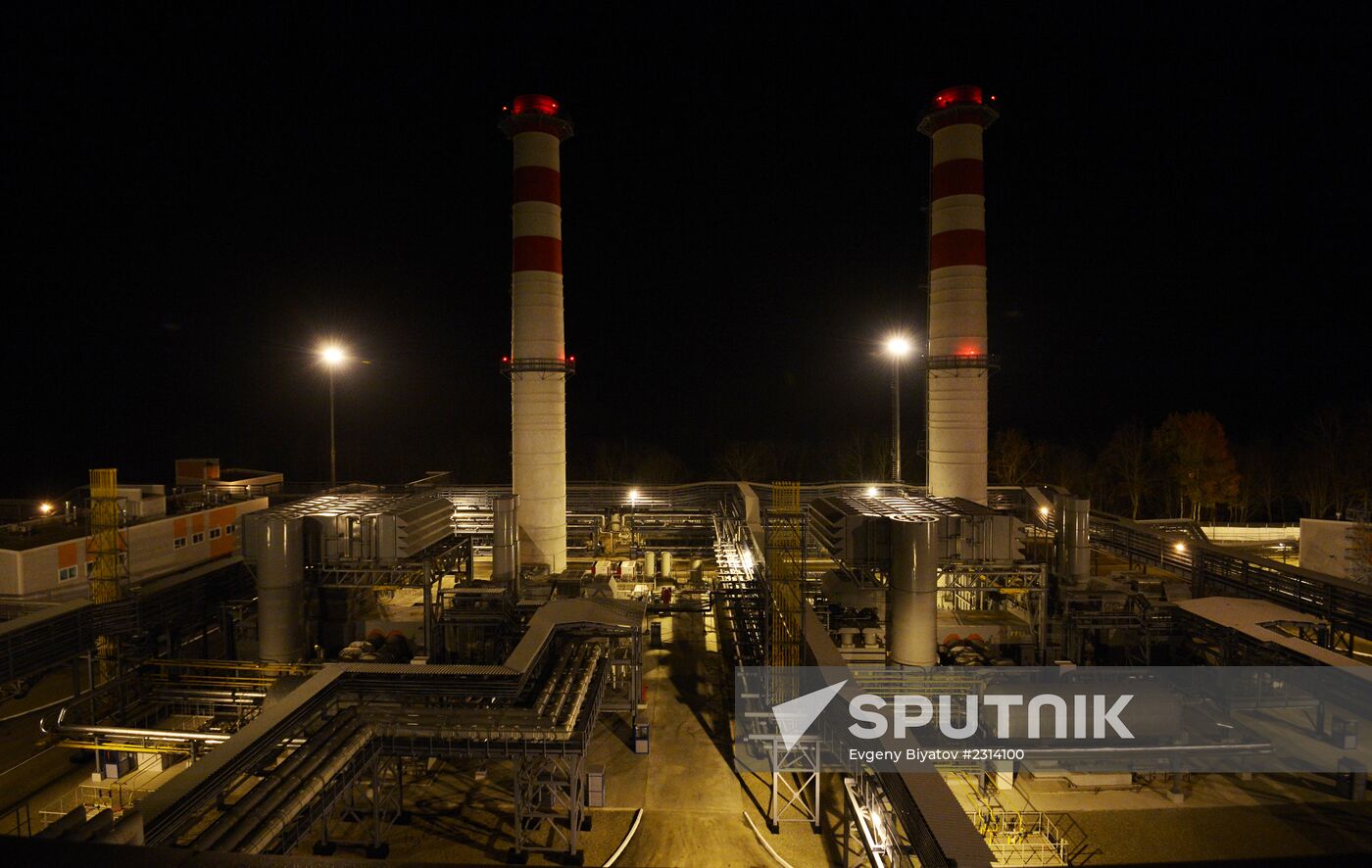 The launch of Dzhubginskaya Thermal Power Plant