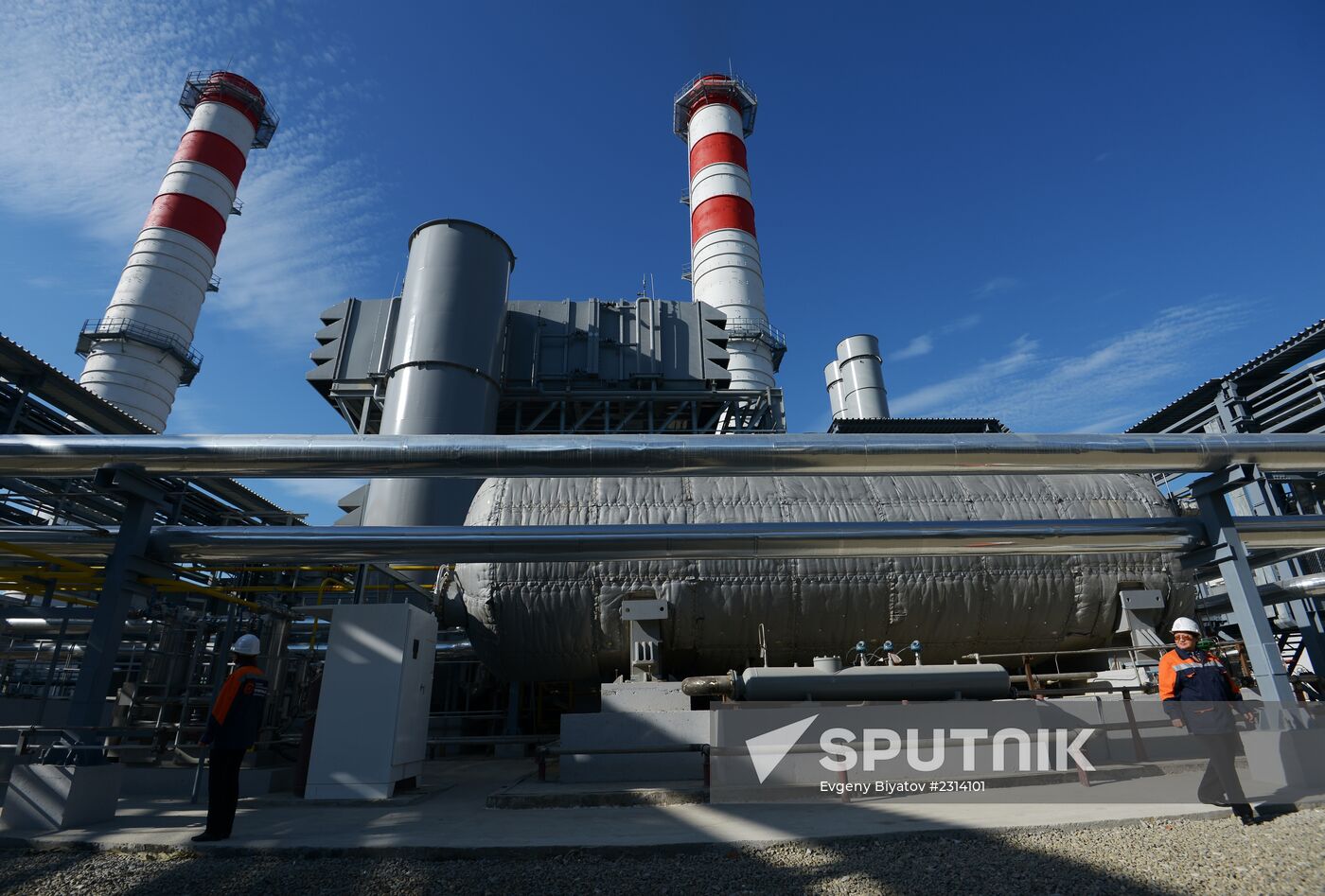 The launch of Dzhubginskaya Thermal Power Plant