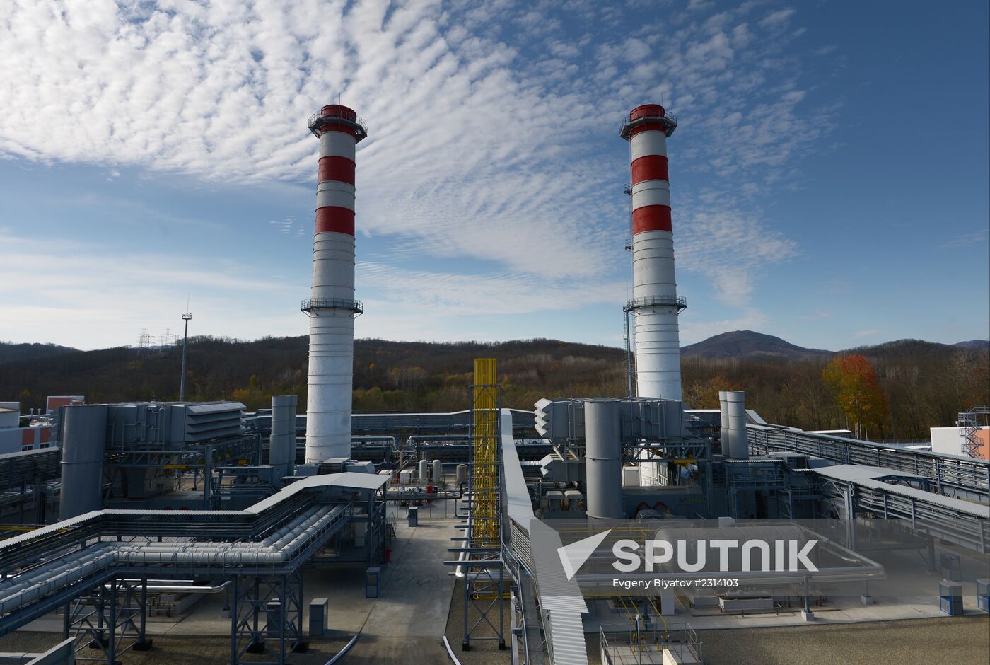 The launch of Dzhubginskaya Thermal Power Plant