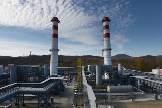 The launch of Dzhubginskaya Thermal Power Plant