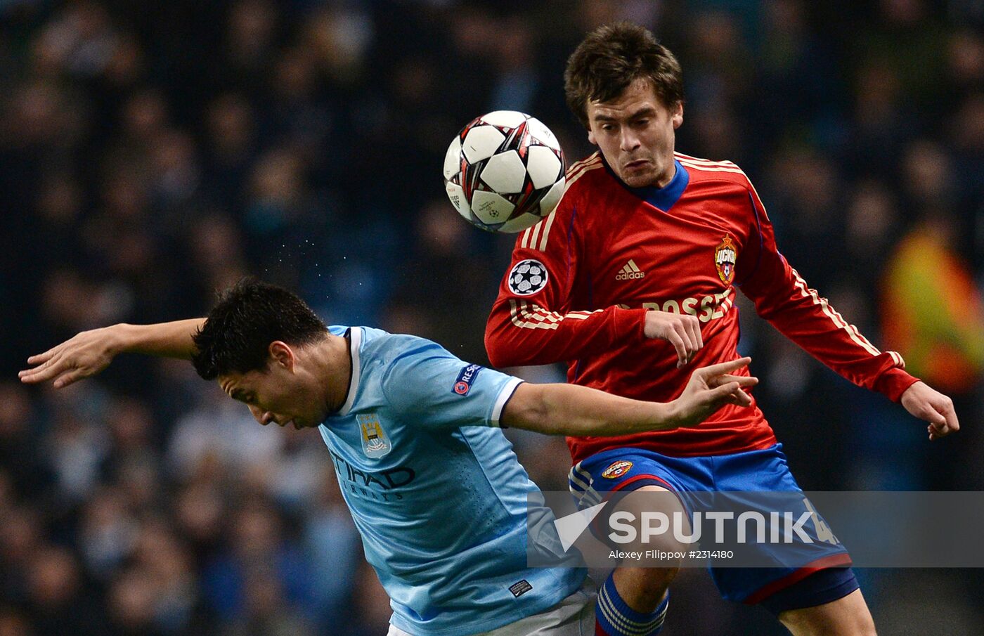 Football. UEFA Champions League. Manchester City vs. CSKA