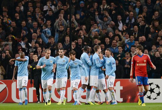 Football. UEFA Champions League. Manchester City vs. CSKA